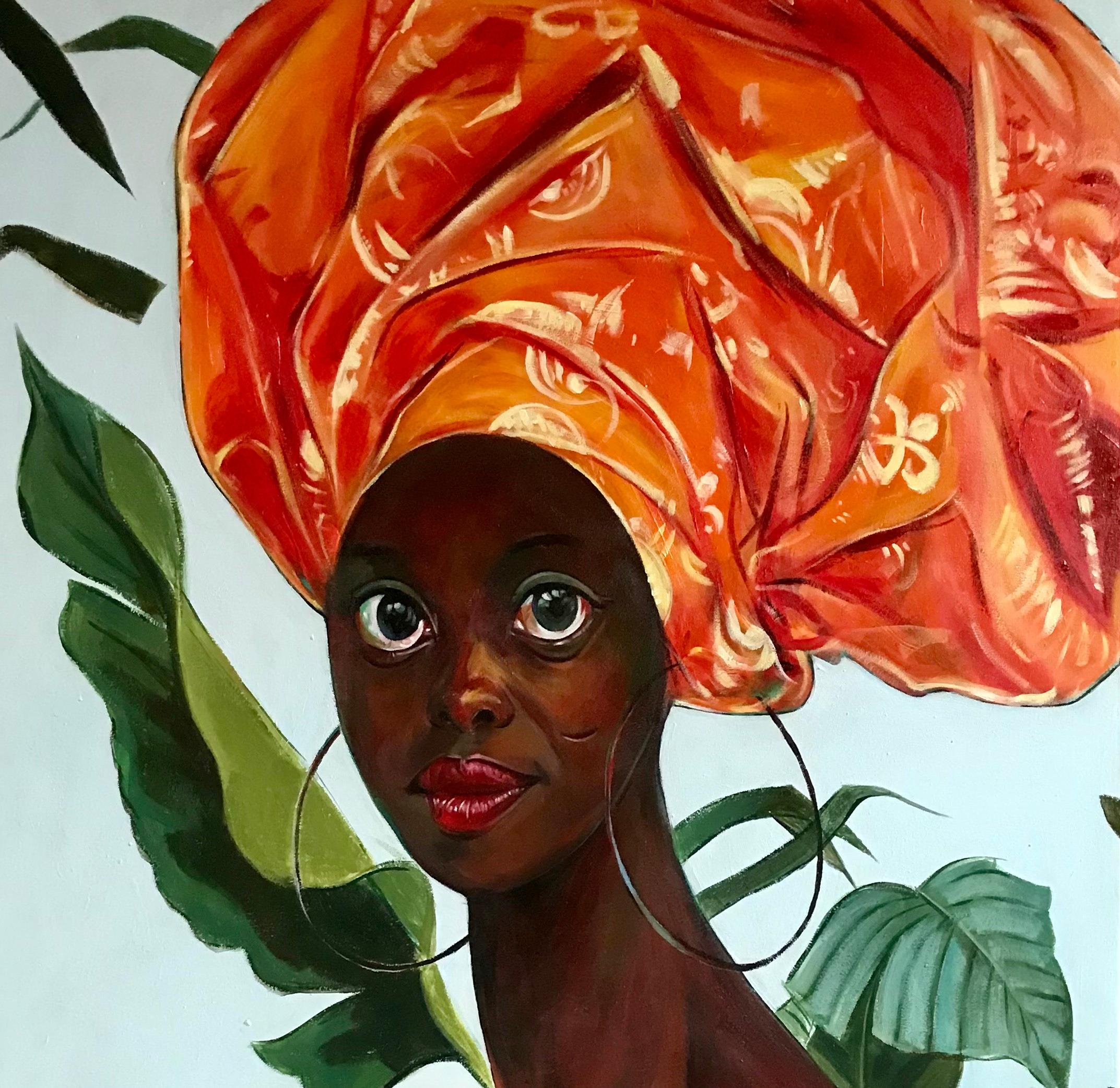 Wuraola - Painting by Abayomi Odetomi