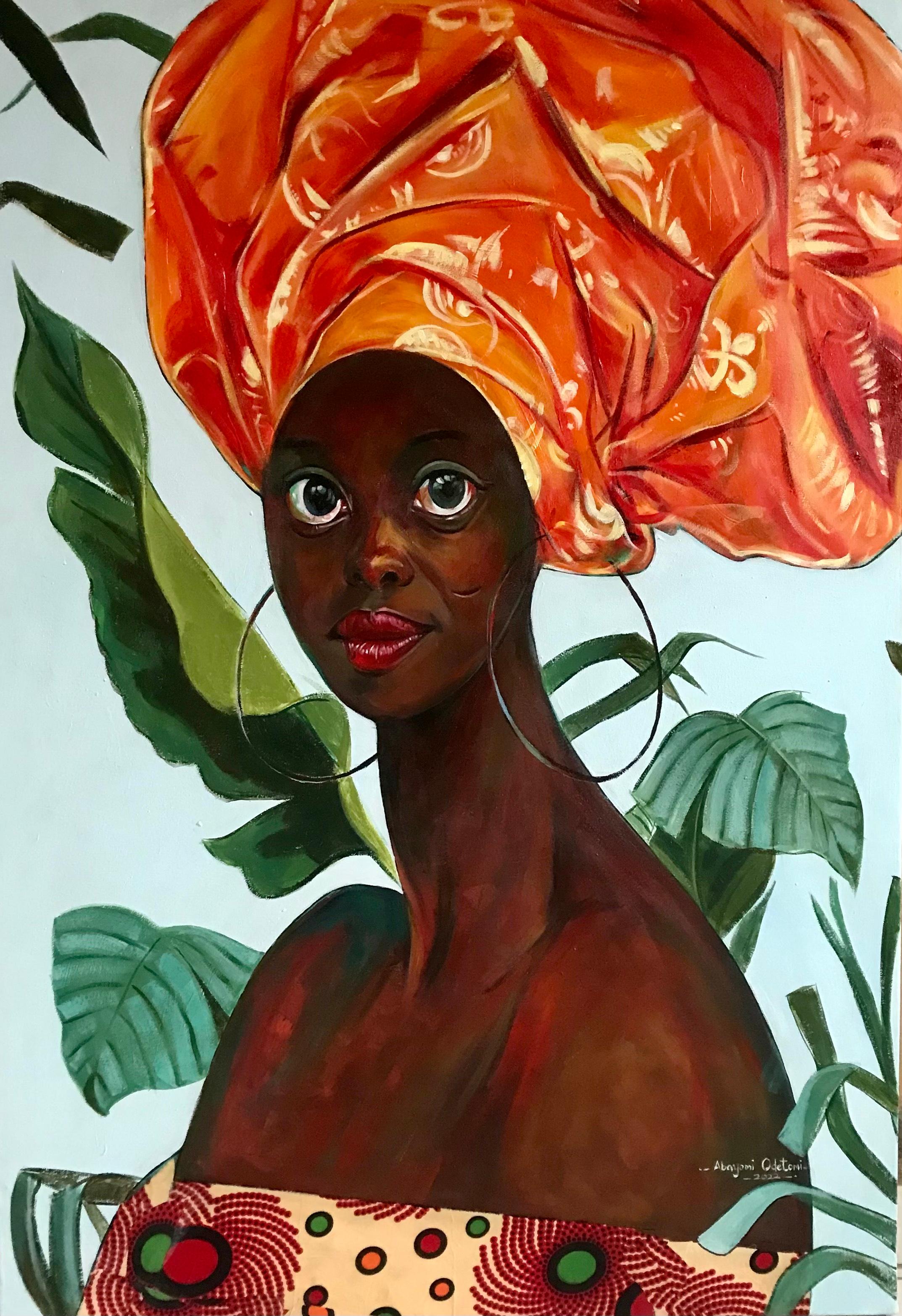 Abayomi Odetomi Figurative Painting – Wuraola