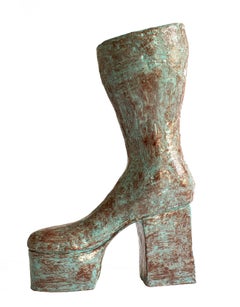 "Abba" Boot Sculpture Made by Swedish Artist Gertrud Alfredsson