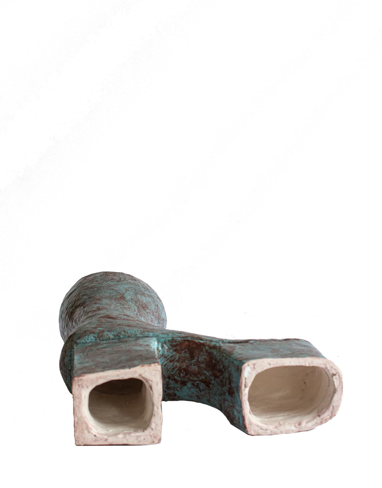 XXI secolo e contemporaneo Scultura di stivali 
