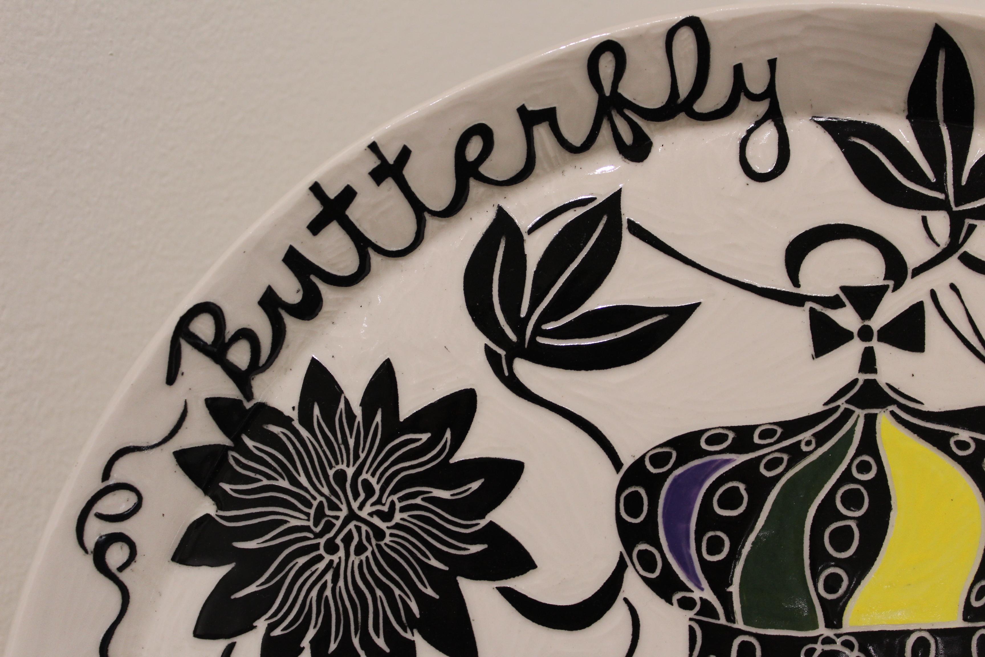 Butterfly King Platter For Sale 2