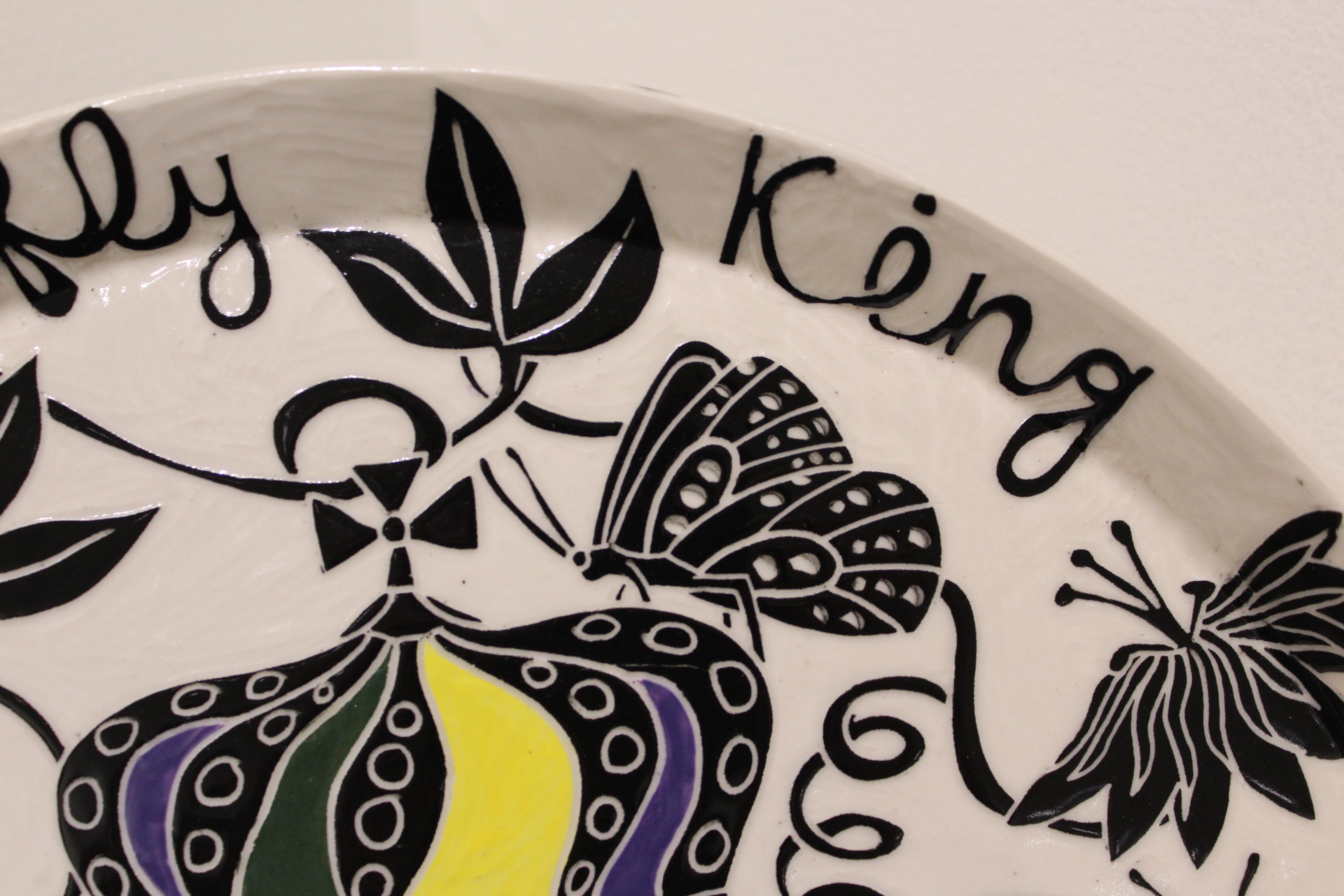 Butterfly King Platter For Sale 2