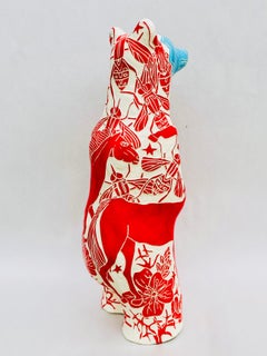 Cavalli, mosche di stalla e globemallow scarlatto