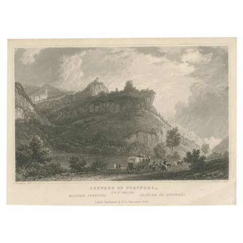 Abbey of Pfäfers, Pirminsberg in Pfäfers, Bad Ragaz, St Gallen, Switzerland