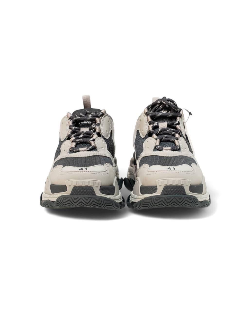Grigio Abbigliamento Scarpe Balenciaga Sneakers Triple S Bicolor Grigia