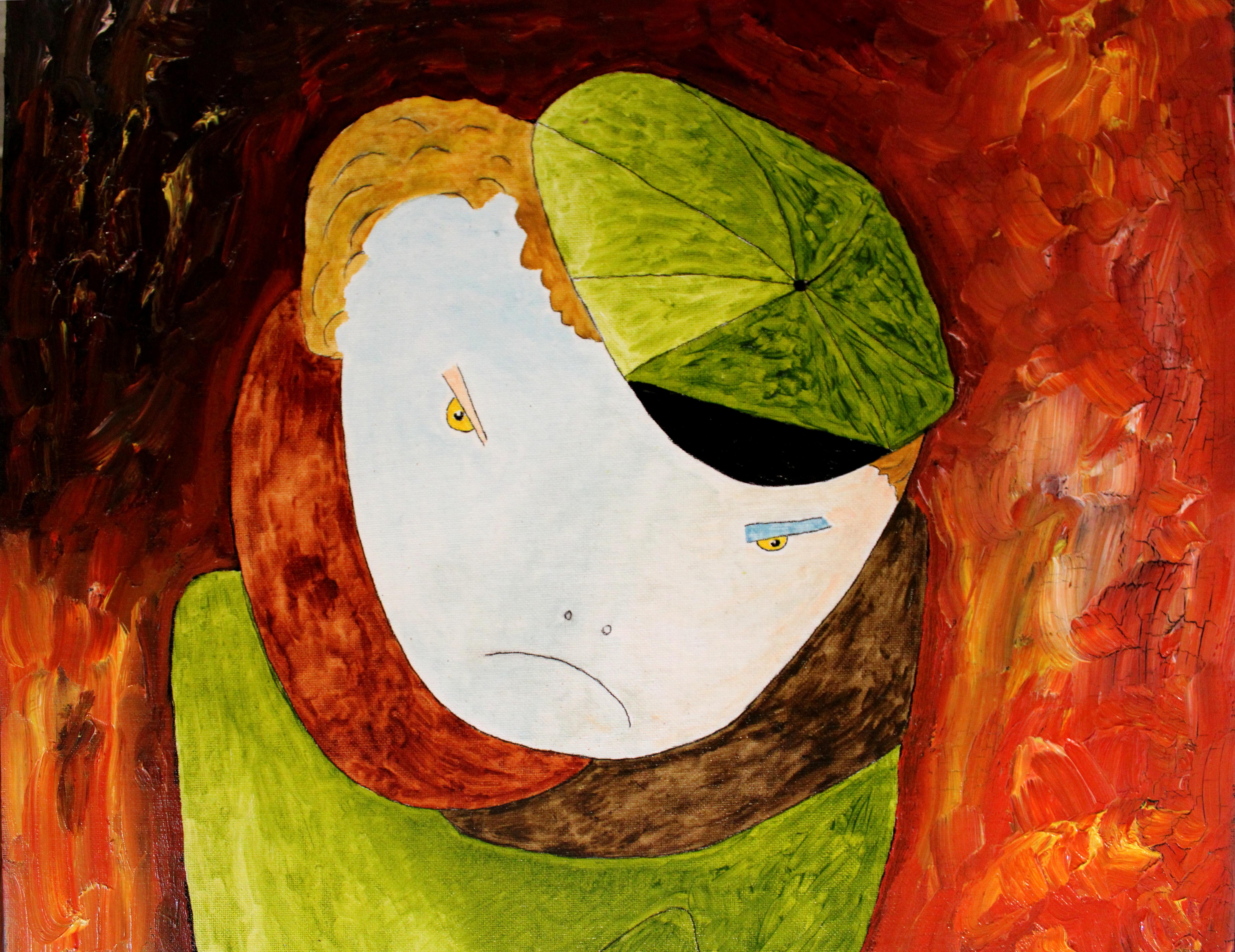 I am a misanthropist - Painting by Abbina Franco 