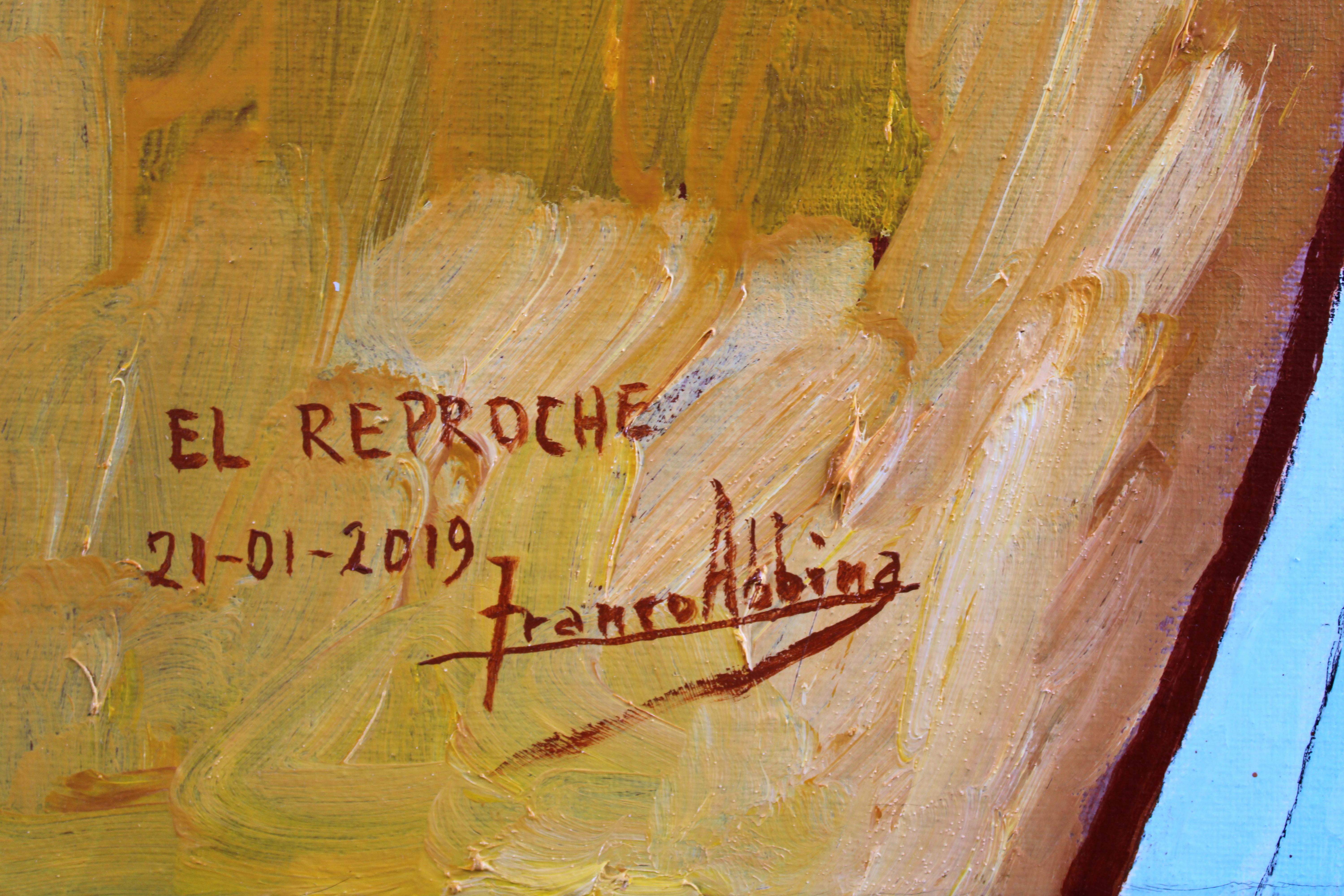 The reproach - Conceptual Painting by Abbina Franco 