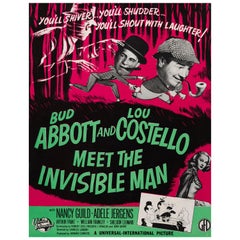 Vintage Abbott and Costello Meet the Invisible Man