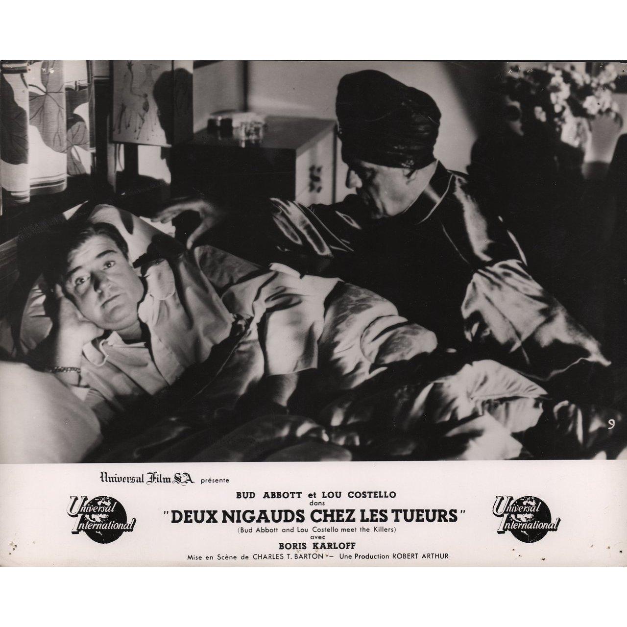 Mid-20th Century 'Abbott and Costello Meet the Killer, Boris Karloff' 1950 French Scene Card