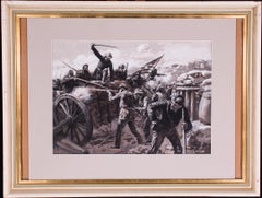 Colonel Bates leitet die 30. Farbige Infanterie in der Schlacht am Krater