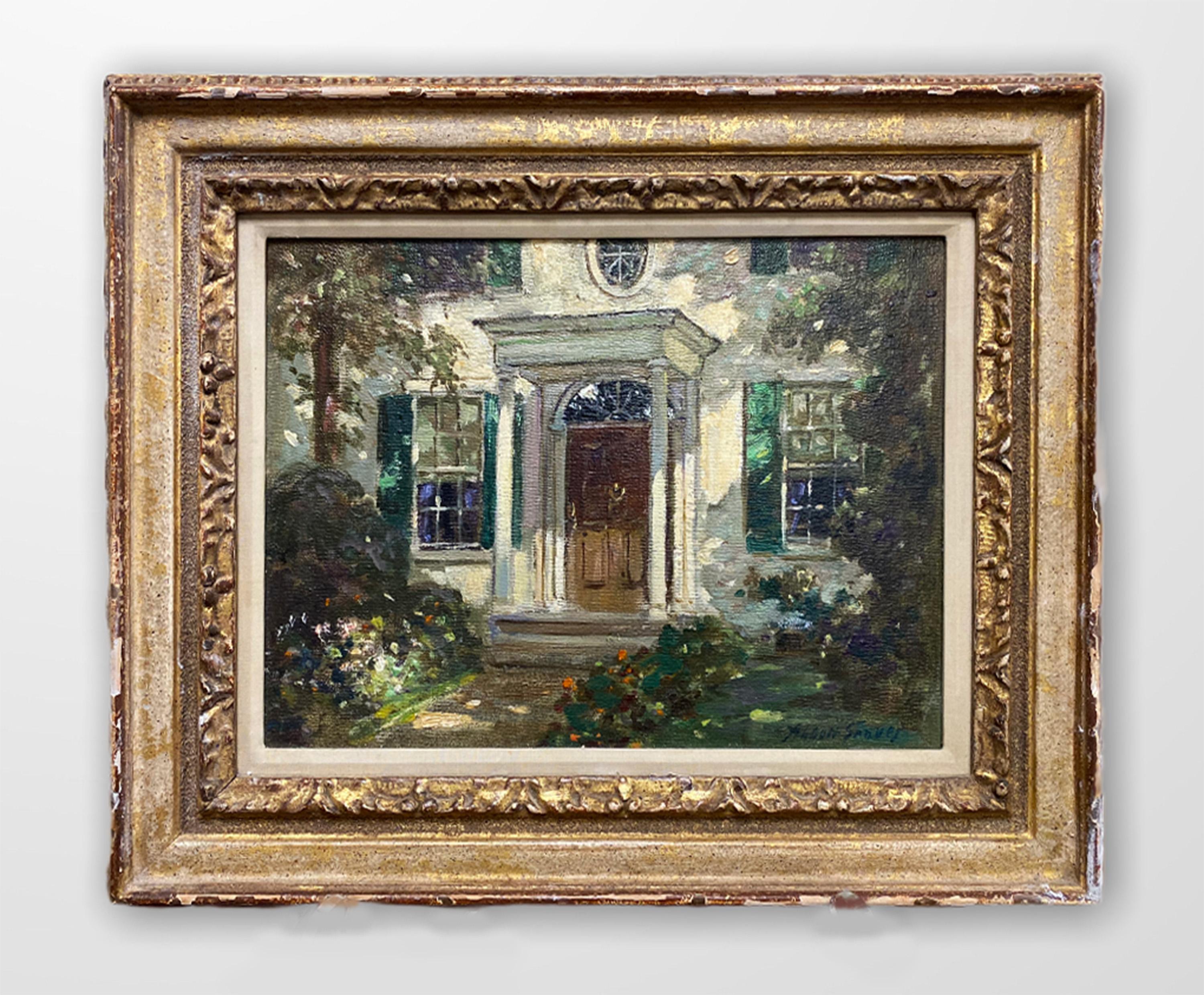 House of 1812 (the Nathaniel Lord mansion in Kennebunkport, Maine) - Painting by Abbott Fuller Graves
