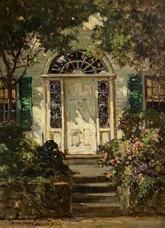 Antique "Sunny Doorway, New England" Abbott Fuller Graves, Maine, Massachusetts