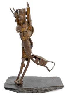 Abbott Pattison Running Figure Bronze Sculpture