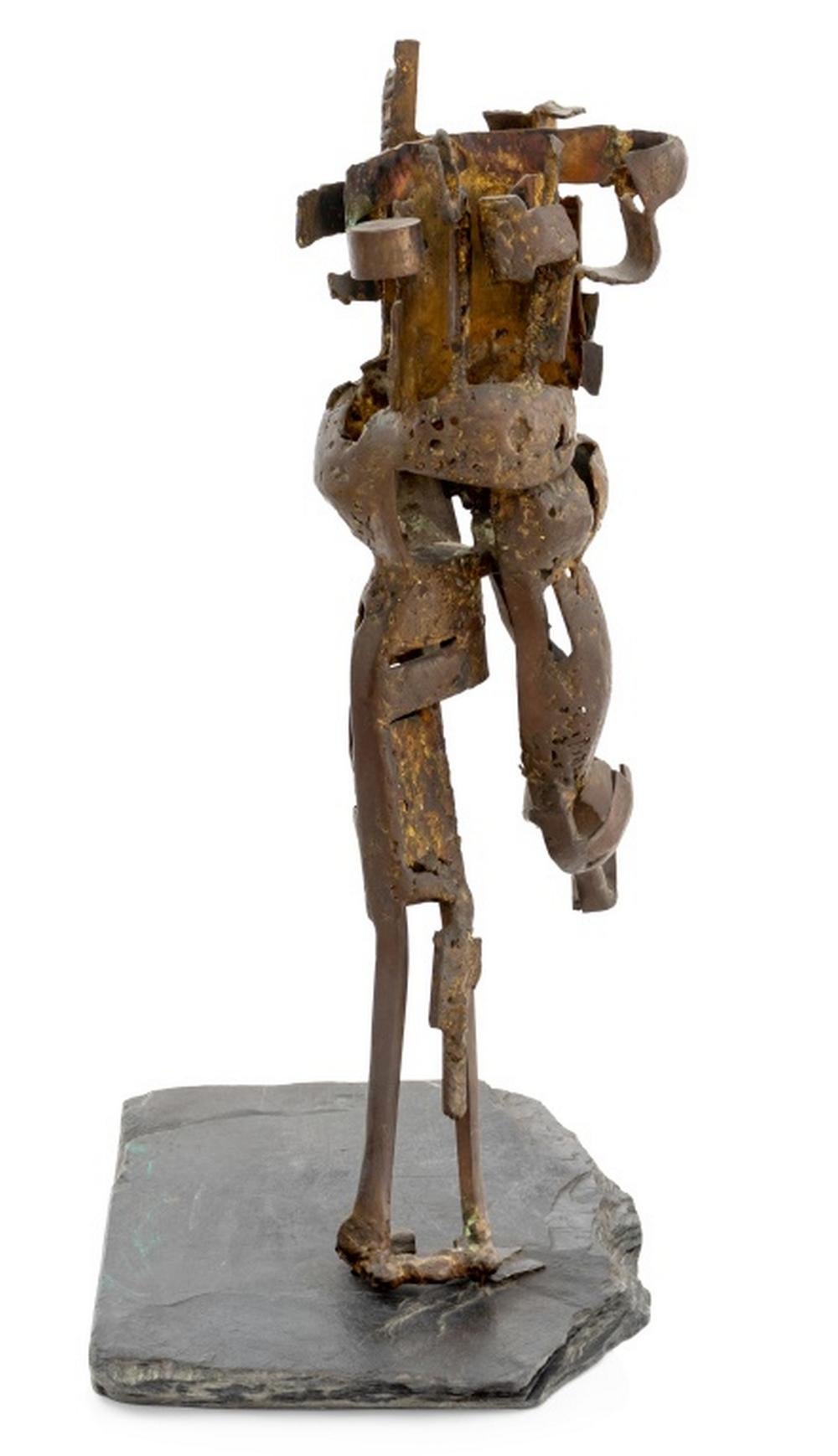 Americano Abbott Pattison Figura in corsa Scultura in bronzo in vendita