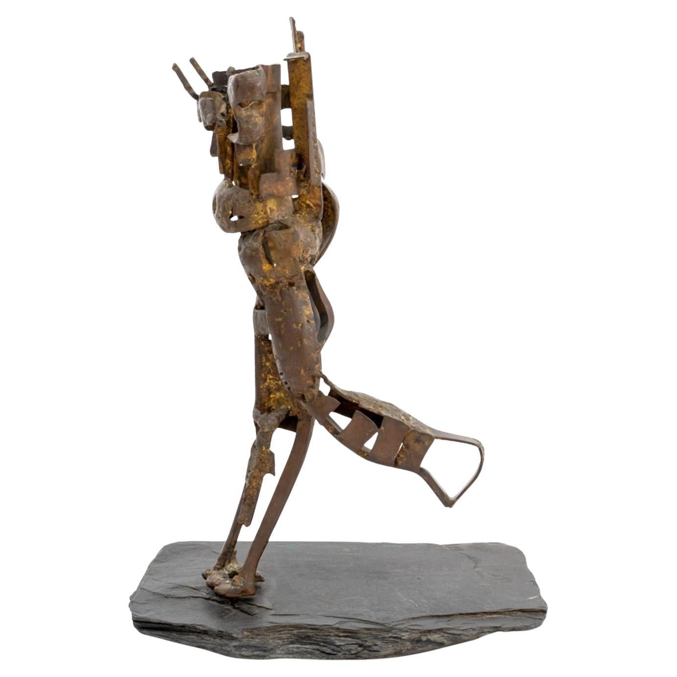 Abbott Pattison Running Figure Bronze Sculpture