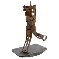 Abbott Pattison Running Figure Bronze Sculpture