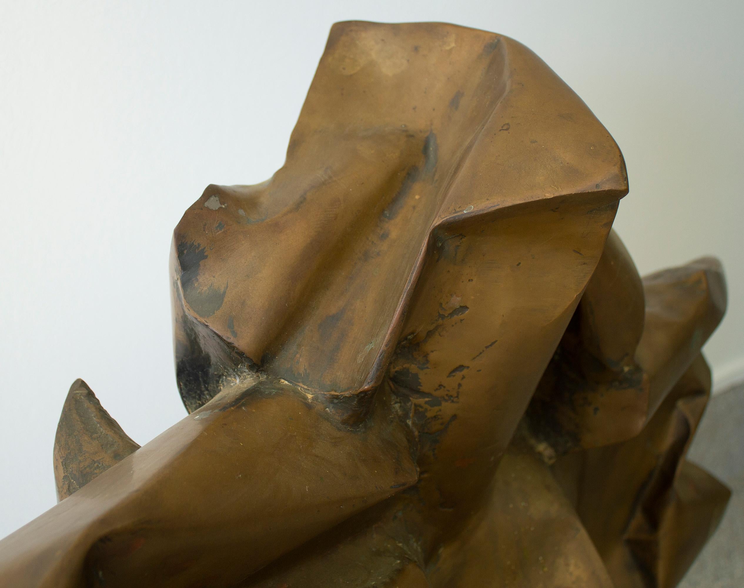 Abbott Pattison-Skulptur aus abstrakter Bronze mit dem Titel „Flight“, großformatig, 1977 im Angebot 4