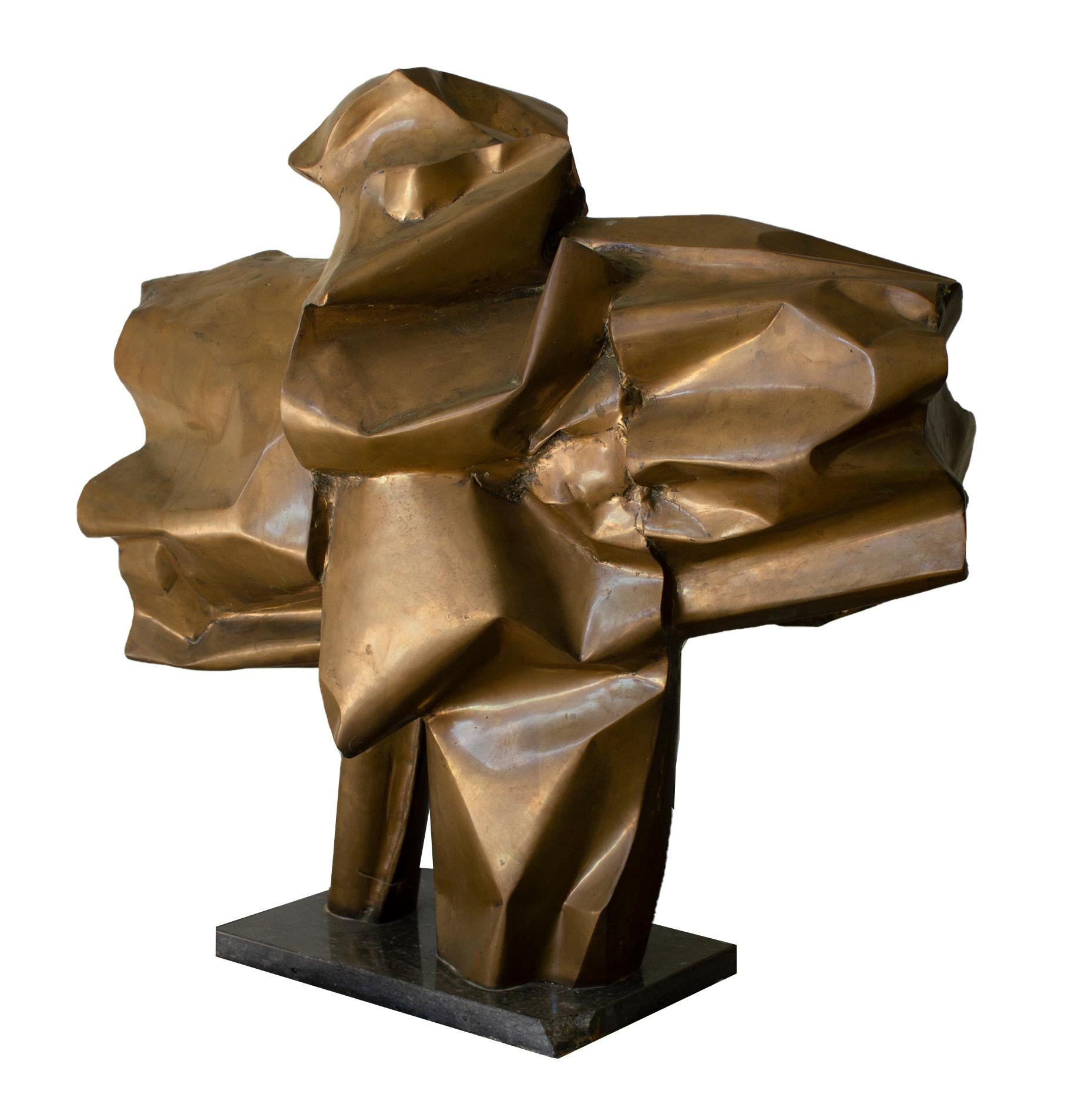 Abbott Pattison Sculpture Abstract Bronze Titled 'Flight' 1977, Large Scale For Sale 1