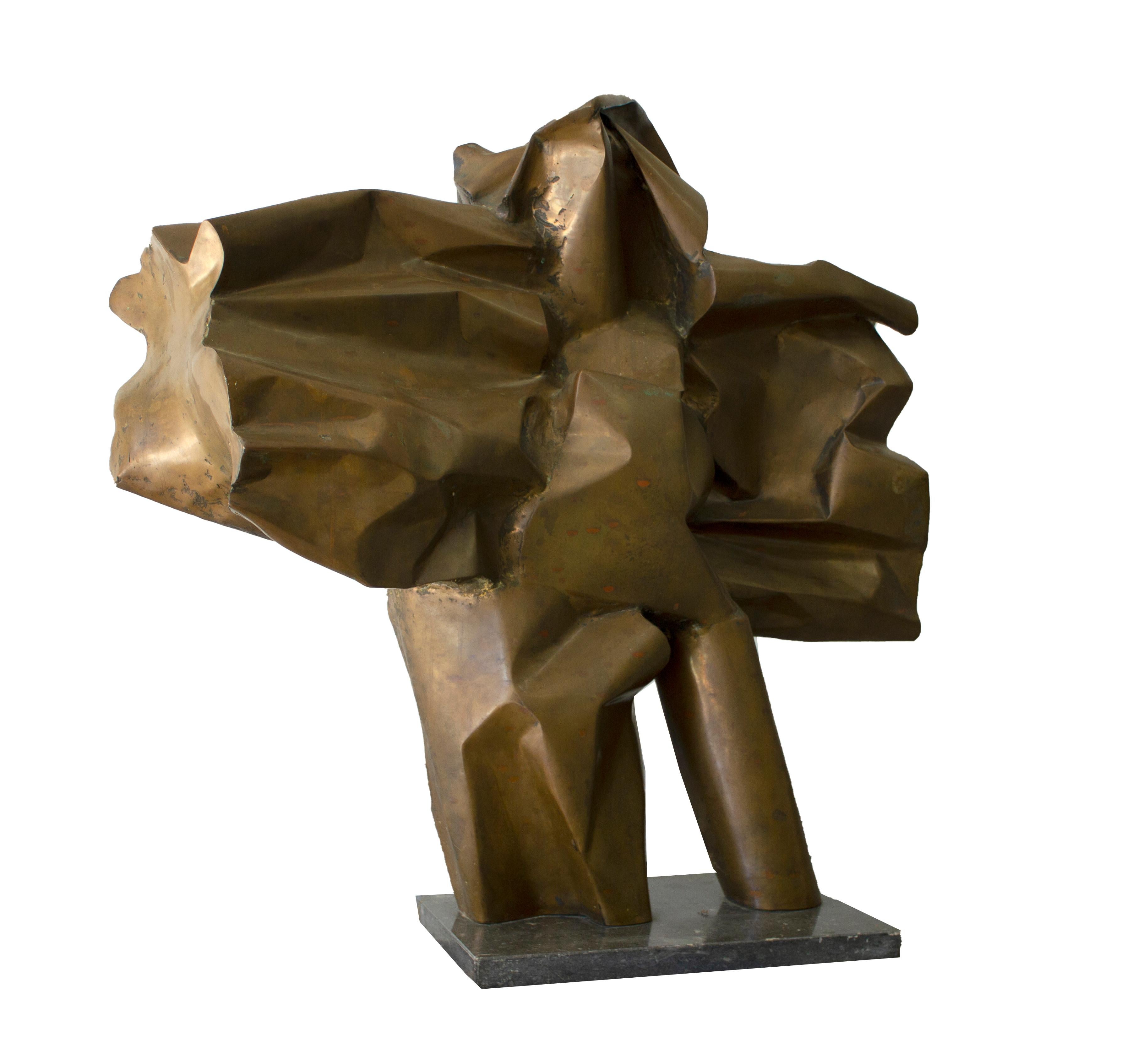 Abbott Pattison Sculpture Abstract Bronze Titled 'Flight' 1977, Large Scale For Sale 2