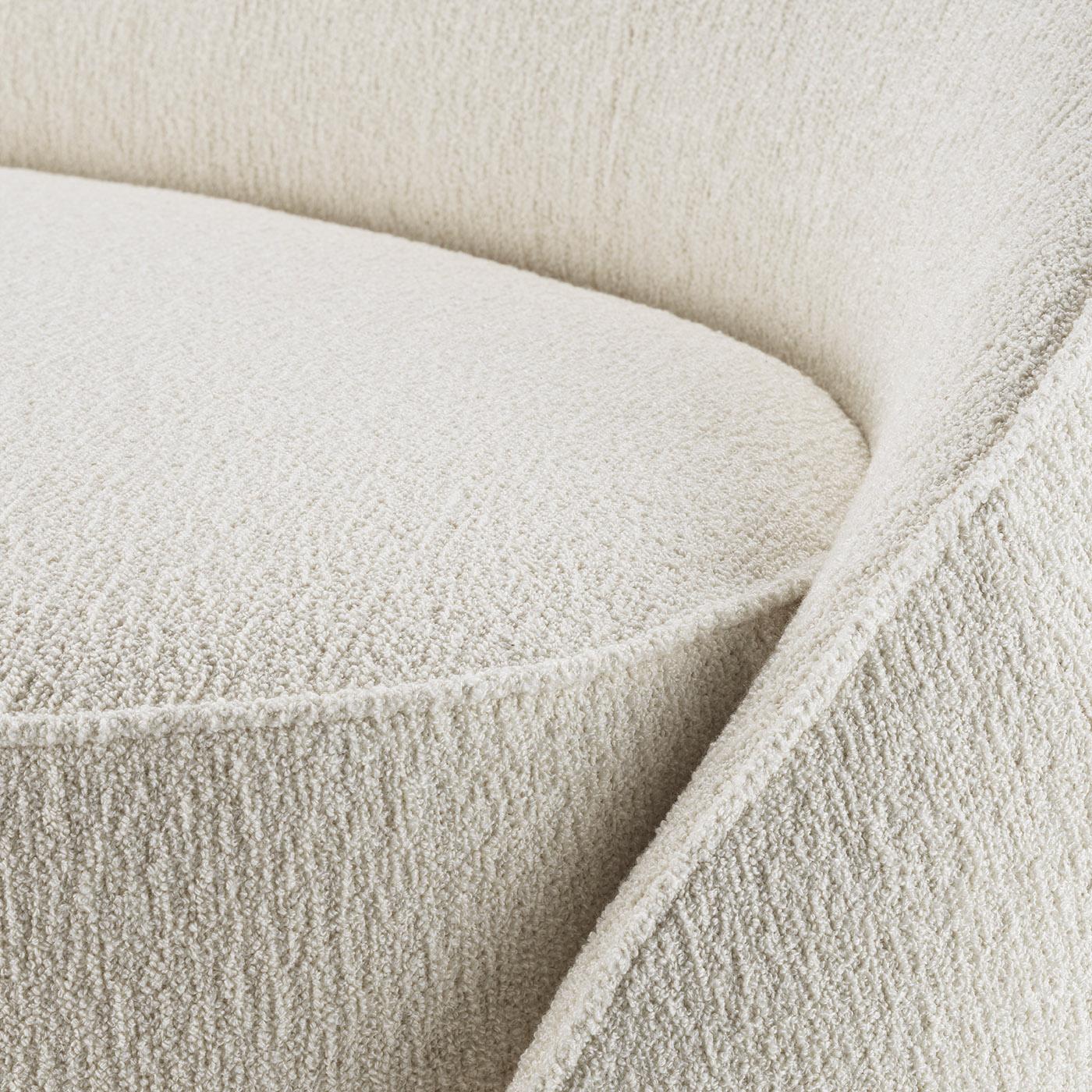 Weißes Abbracci 3-Module-Sofa von Lorenza Bozzoli (Italienisch) im Angebot