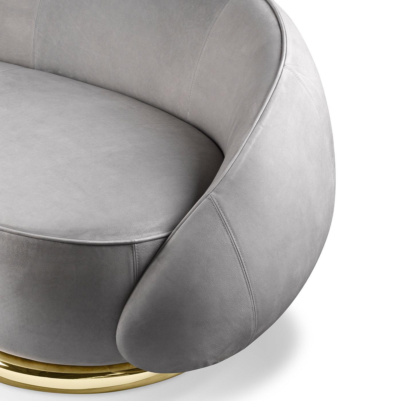 Abbracci Gray 3-Seater Sofa Italiano en venta