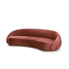 Abbracci Red 3-Seater Sofa