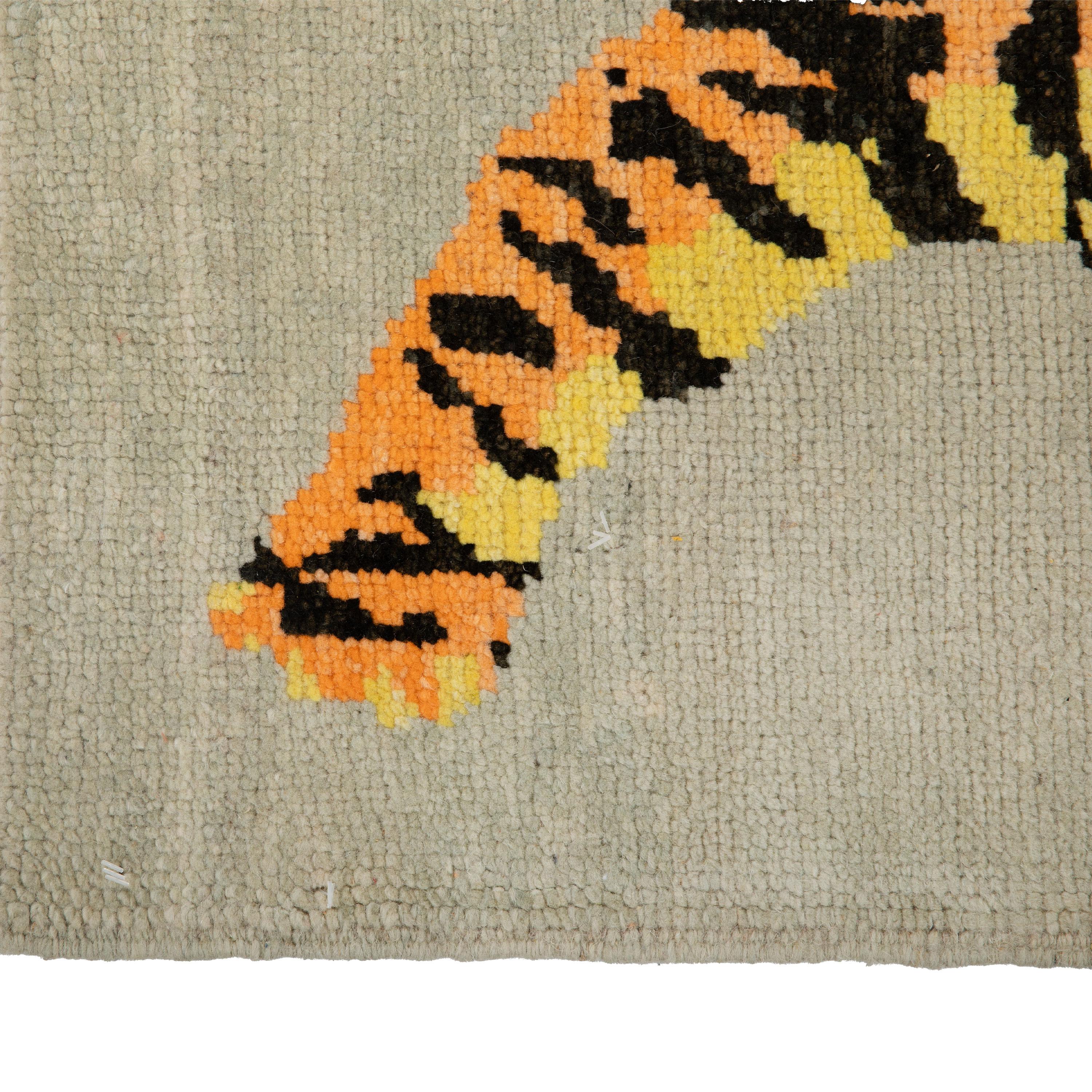 Abc Teppich Beige Tiger Moderner türkischer Wollteppich - 4'2