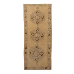 abc Teppich Beige Vintage Kars Traditioneller Läufer - 5'1" x 12'