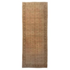 Tapis Khotan traditionnel beige vintage - 4'1" x 12'11"