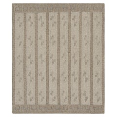 abc carpet Brown Swedish Inspired Flatweave Wool Rug - 8'2" x 10'2"