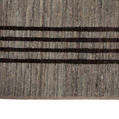 abc carpet Brown Zameen Modern Wool Rug - 10'6" x 13'3"