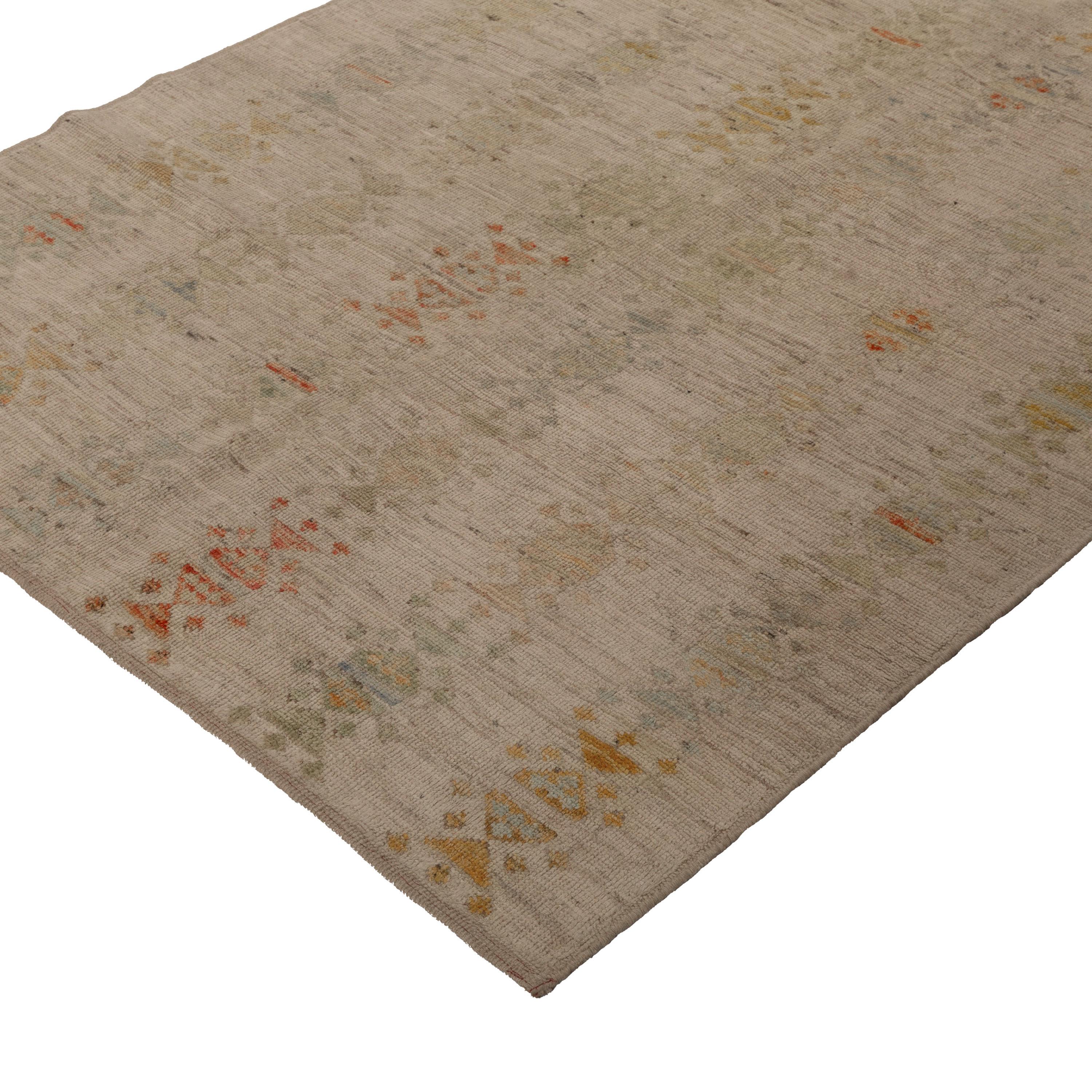 abc Teppich Cremefarbener Zameen Transitional Wollteppich - 4'6