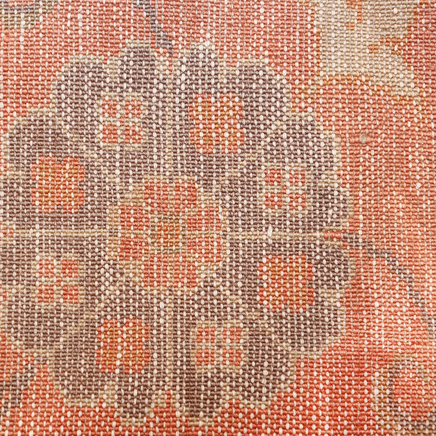 Hand-Knotted abc carpet Gold Turkish Oushak Rug - 11'0