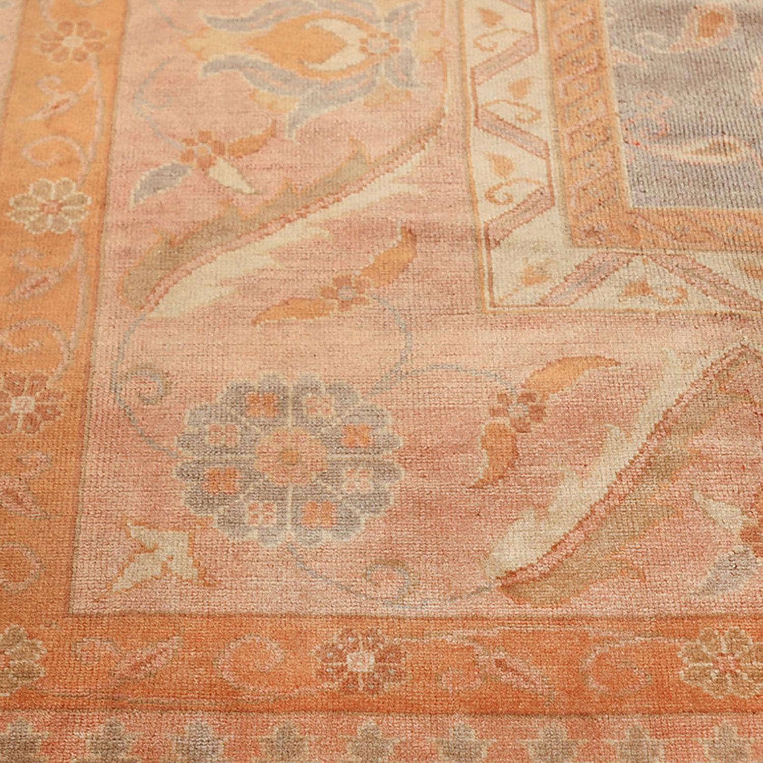 Wool abc carpet Gold Turkish Oushak Rug - 11'0
