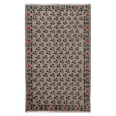 abc carpet Grey Turkish Wool Rug - 6'5" x 11'2"