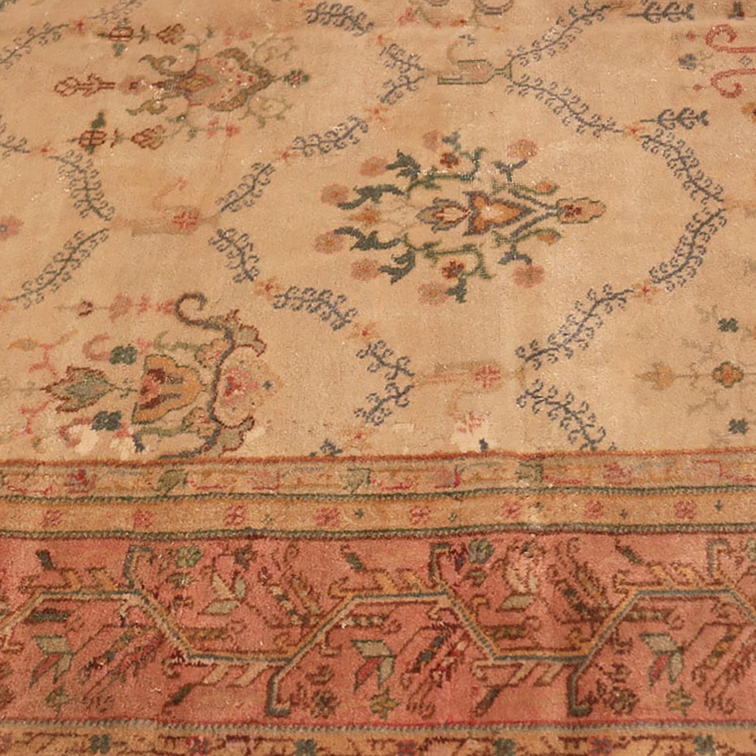 Tapis turc Sivas vintage ivoire - 11'9