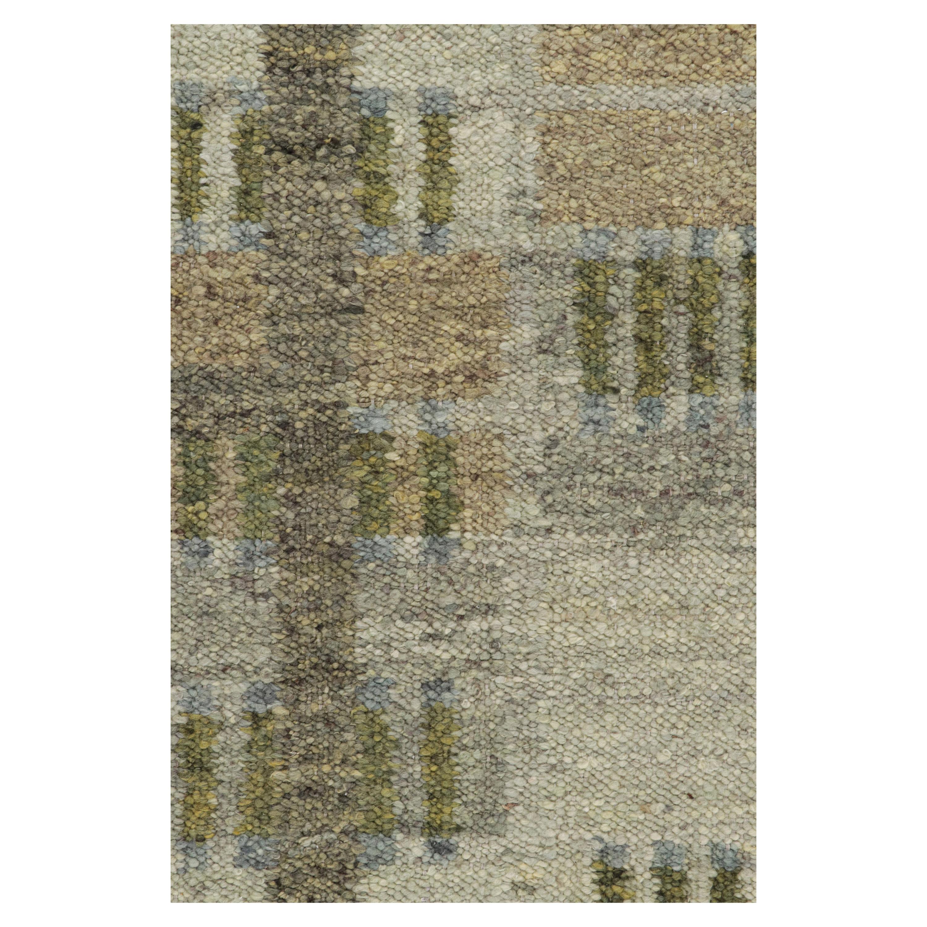 abc carpet Multicolored Swedish Inspired Flatweave Wool Rug - 7'9