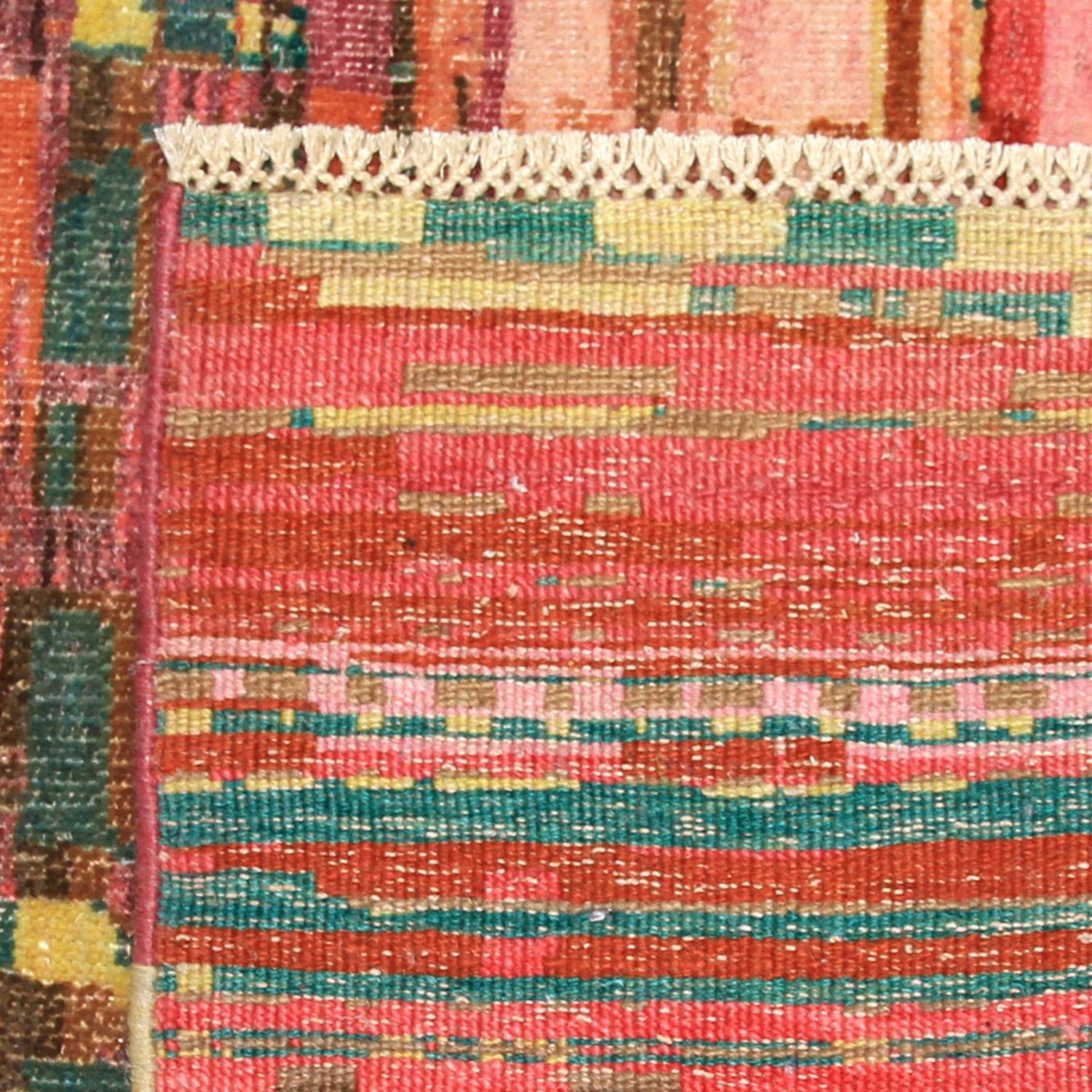 Hand-Knotted abc carpet Multicolored Alchemy Transitional Wool Runner - 2'1
