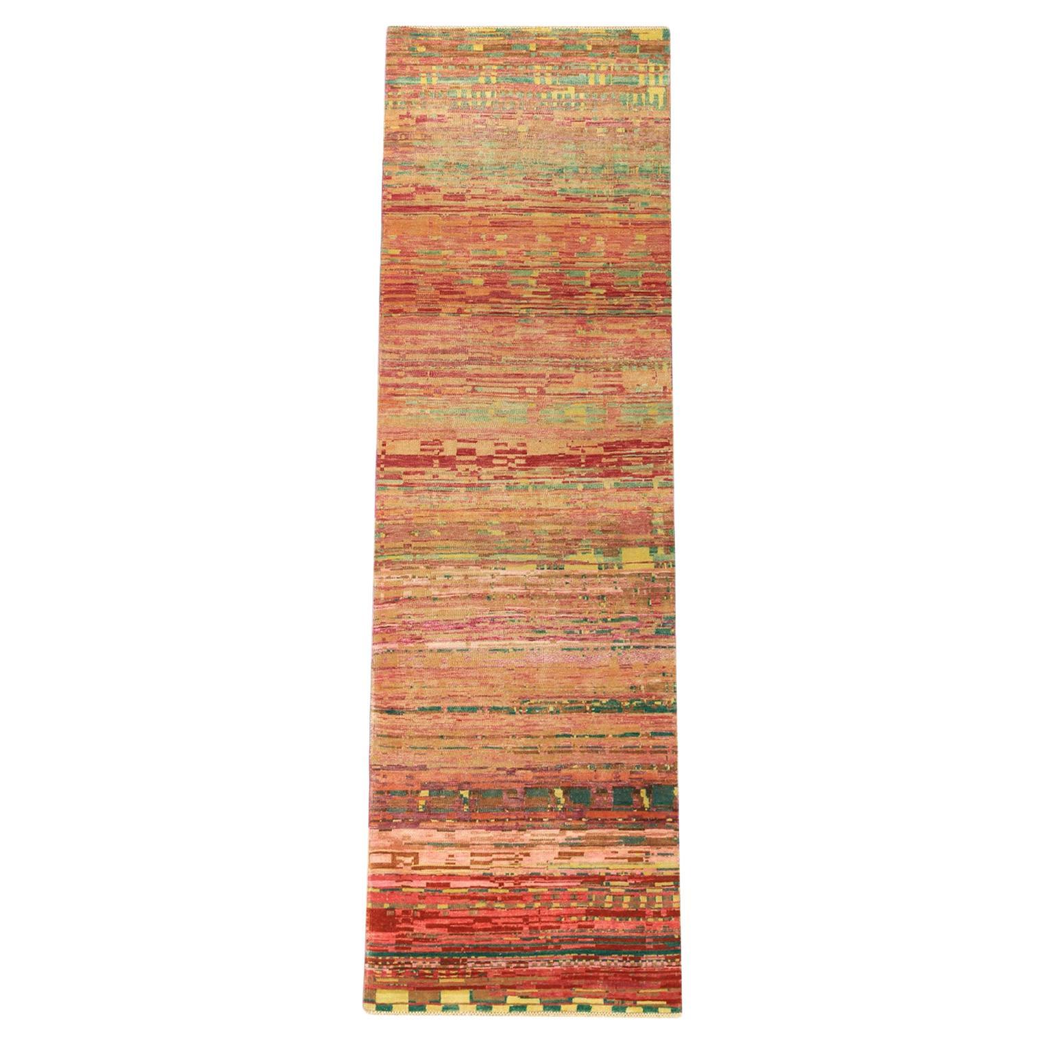 abc carpet Multicolored Alchemy Transitional Wool Runner - 2'1" x 9'1"