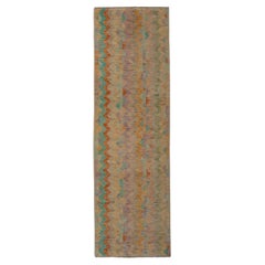 abc carpet Multicolored Zameen Transitional Wool Runner - 2'11" x 9'9"