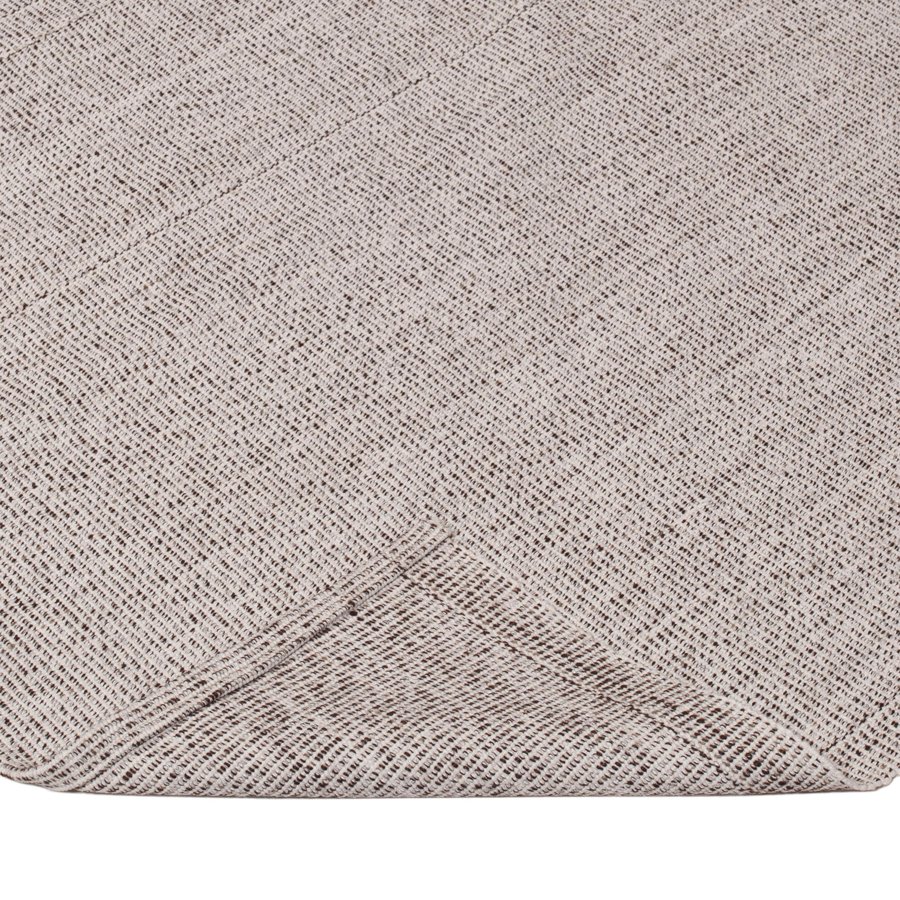 Esta Alfombra de Lana Natural de Tejido Plano - 10'3 