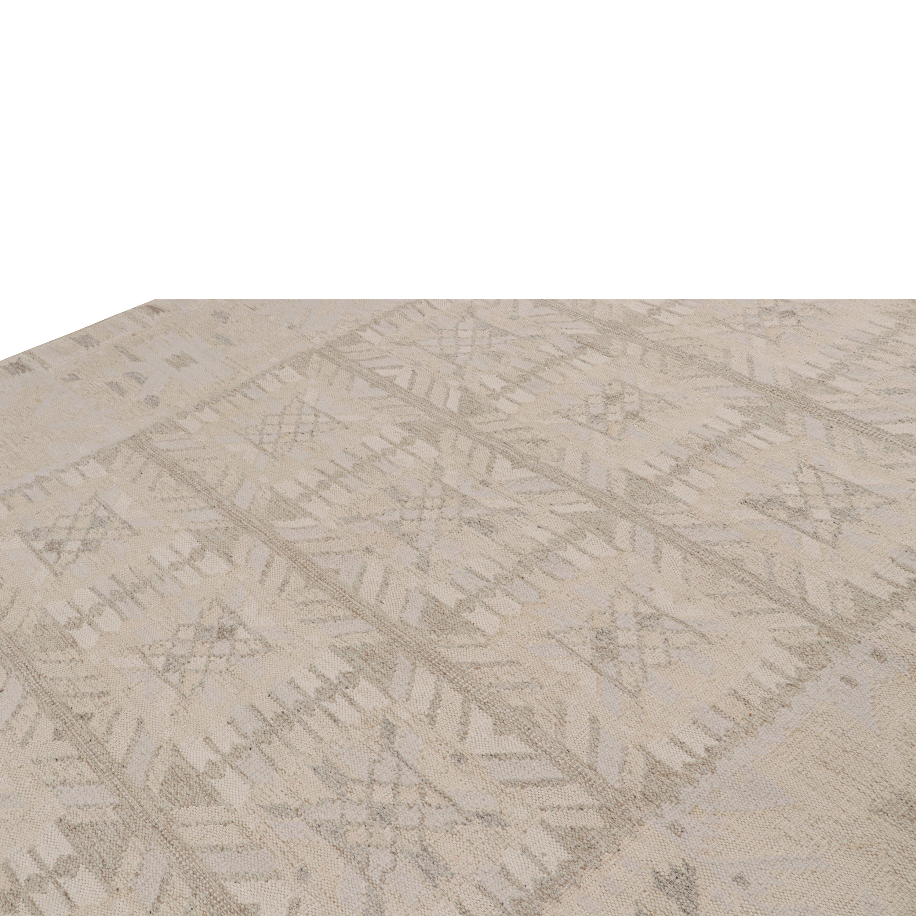 abc carpet Alfombra Natural de Lana de Tejido Plano de Inspiración Sueca - 9'11