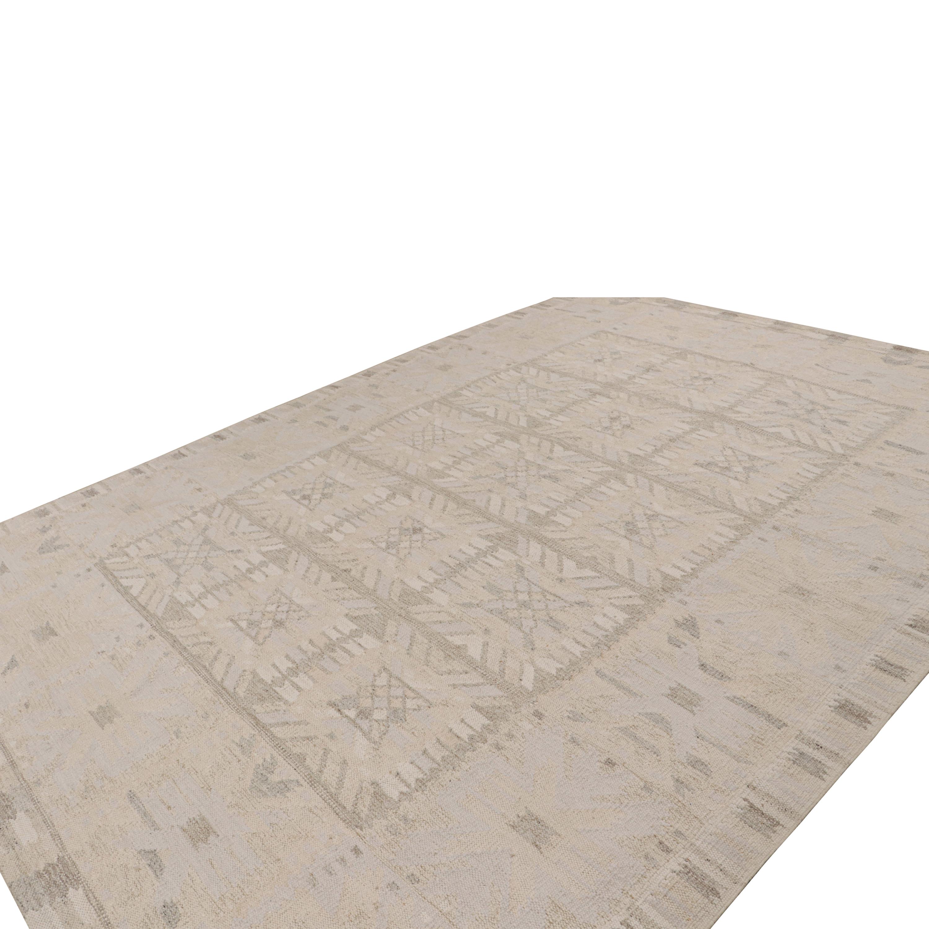 abc carpet Alfombra Natural de Lana de Tejido Plano de Inspiración Sueca - 9'11