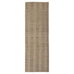 abc carpet Natural Zameen Transitional Wool Runner - 3'2" x 9'9"