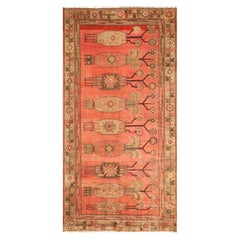 abc carpet Orange Retro Traditional Wool Kohtan Rug - 5'4" x 10'9"