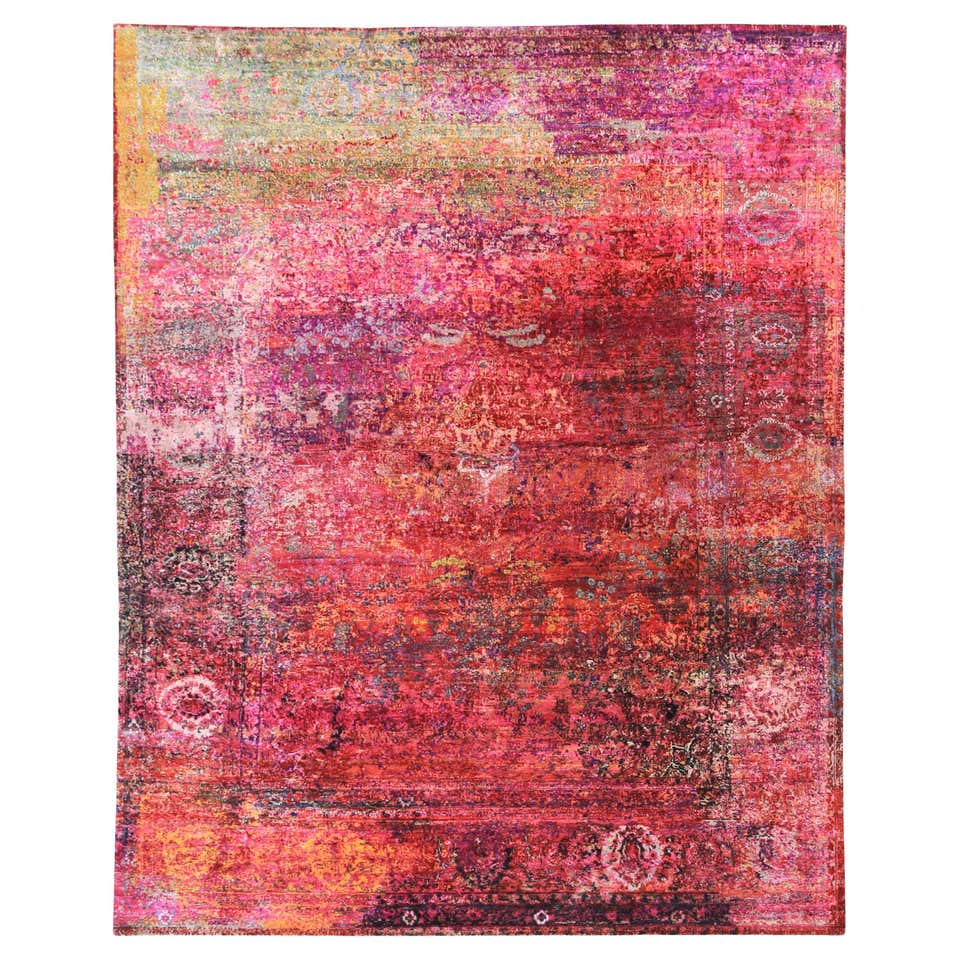 abc carpet Pink Alchemy Silk Rug - 9'11