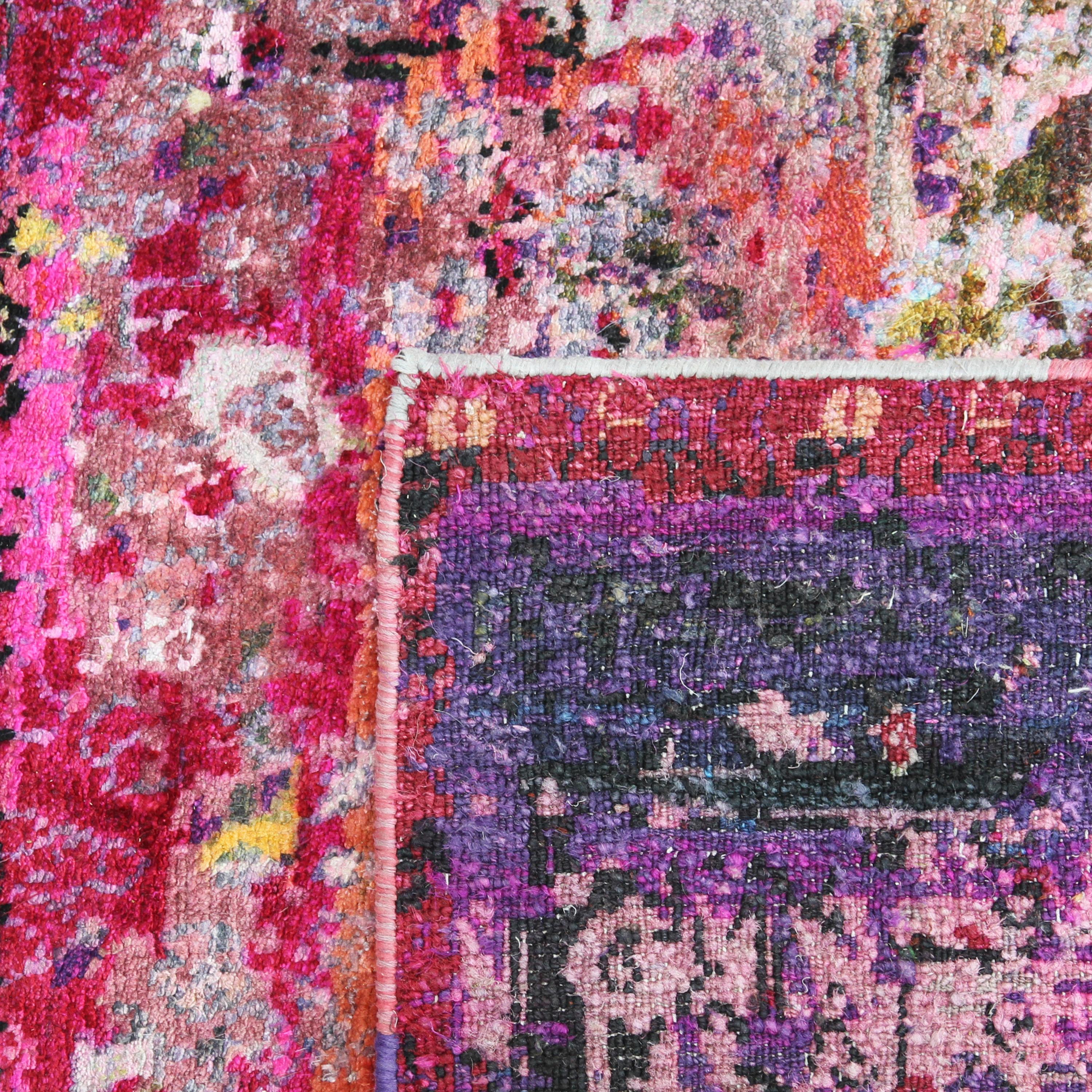 Indian abc carpet Pink Alchemy Silk Rug - 8'10