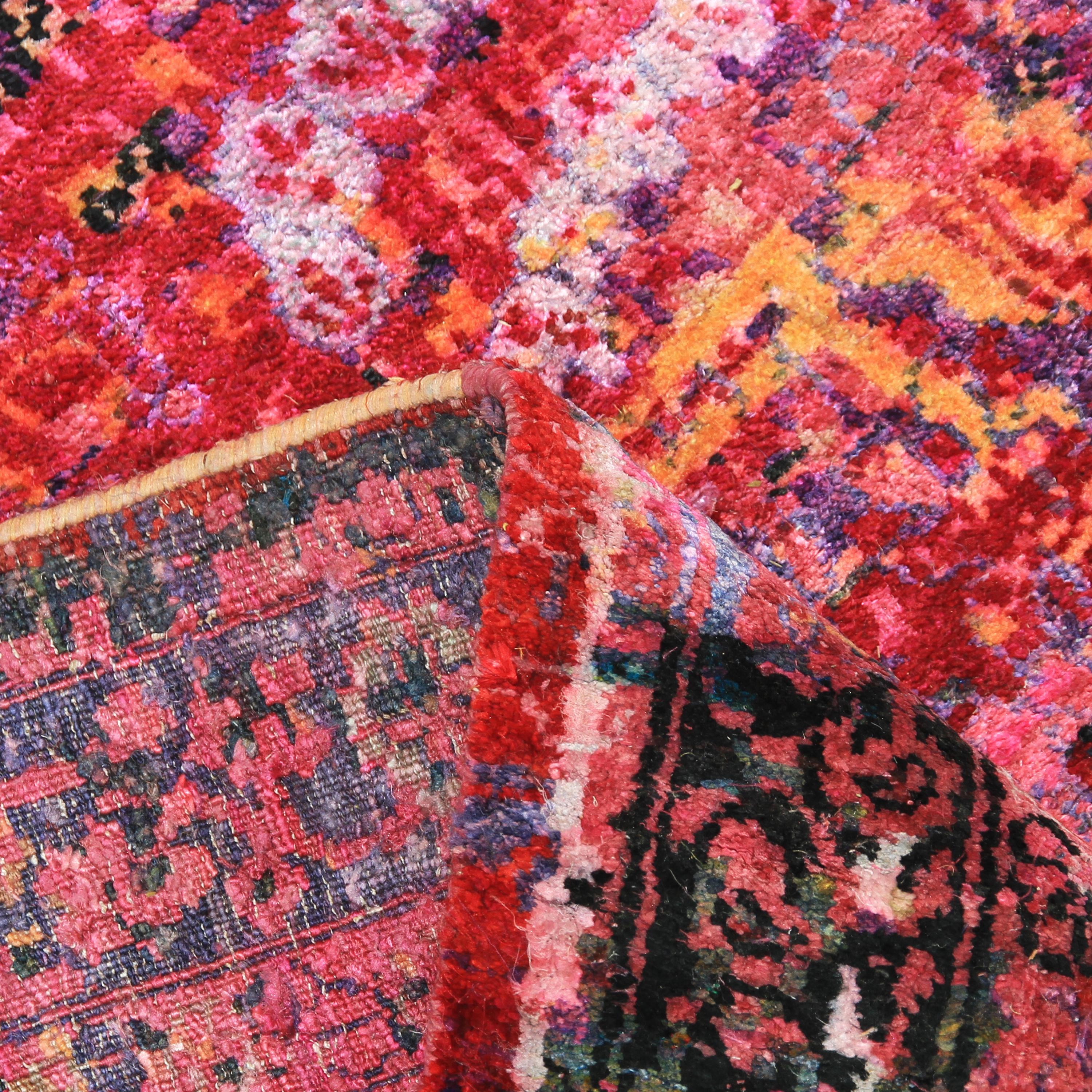 Indian abc carpet Pink Alchemy Silk Rug - 9'11