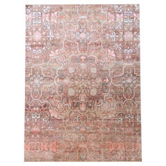 abc carpet Pink Alchemy Transitional Silk Rug - 8'8" x 12'3"