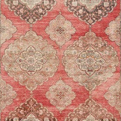 abc carpet Pink Vintage Turkish Rug - 8'8" x 13'7"